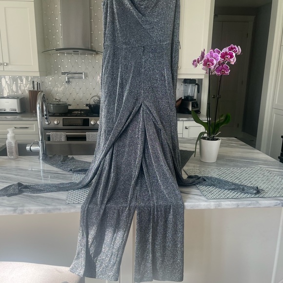 ALGO Holiday wear a shimmering shining vintage jumpsuit size 12 it’s fabulous💎 - Picture 5 of 16